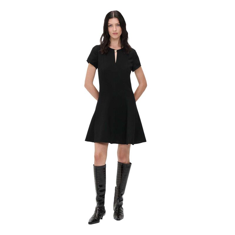 Veronika Maine Double Weave Flared Hem Dress image number 0